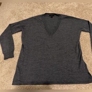 J. Crew 100% Merino Wool Lightweight Sweater in Gray Size XXS